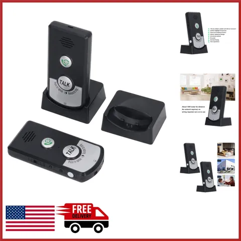 Wireless Intercom Units for Home 2 Way Call Long Range with Indicator Light