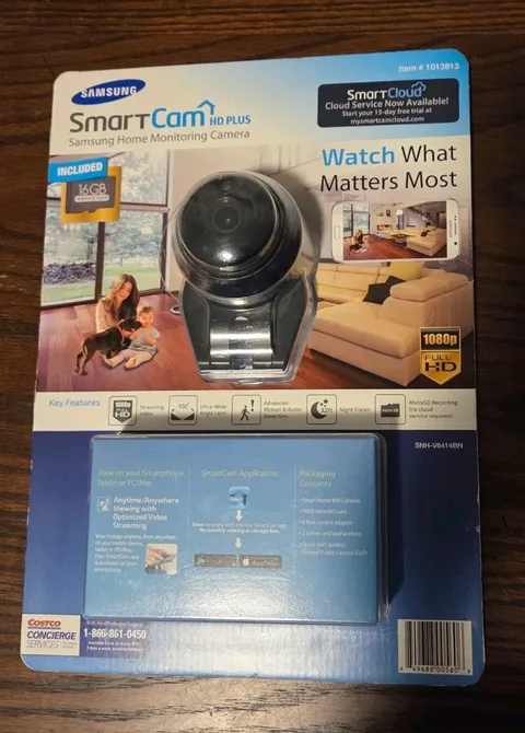 Samsung SmartCam 1080P Full HD Plus Home Monitoring Camera System SNH-V6414BN