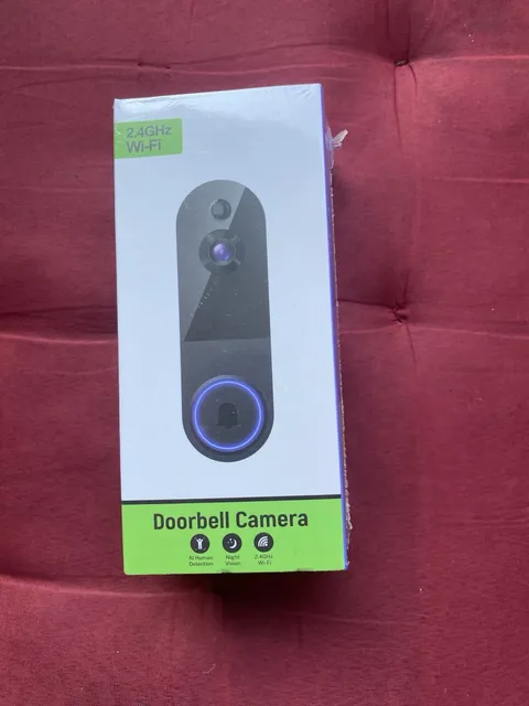 2.4ghz wi-fi doorbell camera with night vision & ai human detection