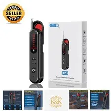 Portable Black Camera and GPS Signal Detector - Ultimate Privacy Protection
