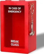 Funny Emergency Box W/Hammer (Large), Break in Case of Emergency Box, Personaliz