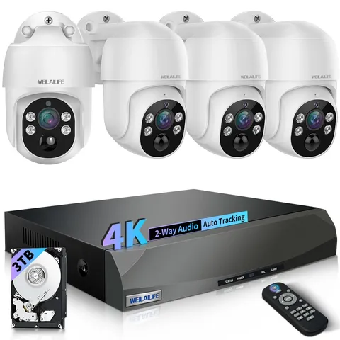 4K Wired Security Camera System, Home POE Video Surveillance Systems