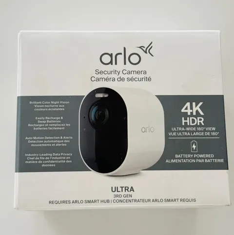 Sealed Arlo Ultra 4K 3rd Gen Single Add On Camera Battery Powered Brand New