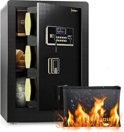 BGX-M/D-80 Safe Box, ADIMO 2.8 Cubic Ft Fireproof Safe Box, Weighted Cabinet Saf