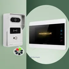 HOMSECUR HD Intercom System Kit One Indoor Monitor and Outdoor Camera US Stock