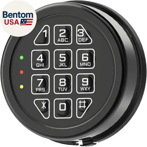 Electronic Safe Lock Replacement Keypad with Solenoid Lock, Gun Safe Lock with P