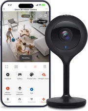 Look 2K 4MP Smart Indoor Security Camera – 1440P Ultra HD Wifi Pet & Baby Monito