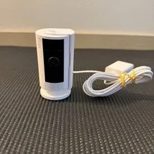 Ring Indoor Cam 2nd Gen Plug-In HD Security Camera White 