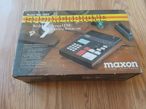 Maxon Speakerphone With 3 Channel FM Wireless Intercom, MX-1005