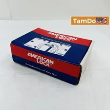 American Lock Steel Hasp & Shroud Kit, Heavy Duty Padlock Guard