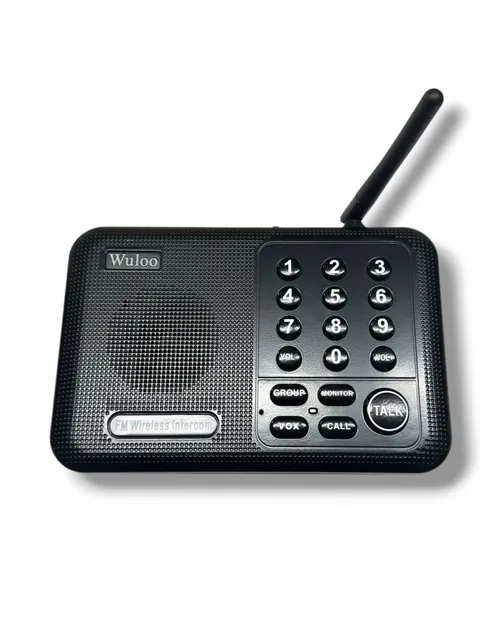 Wuloo W666-P4 Wireless Intercom System 4 Pack 10 Channel Indoor