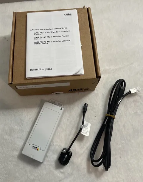 AXIS P12 MKii 0896-001-02 POE 44-57 VDC with Pinhole Camera And Extender