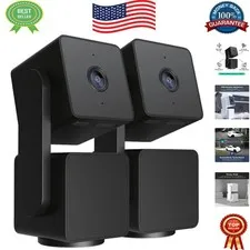 360° PTZ Smart Security Camera - Home Monitoring with Alexa & Google Assistant