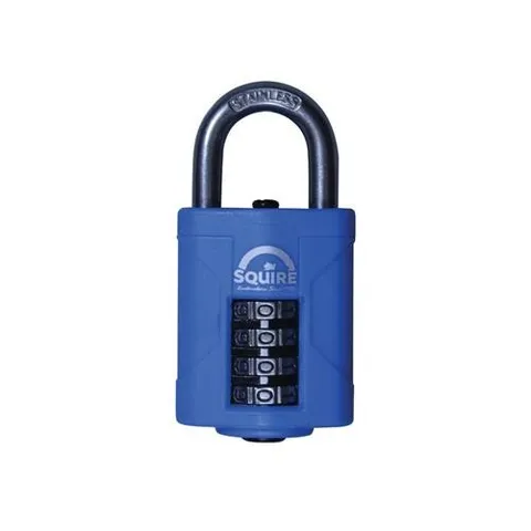 Squire CP40S Heavy-Duty Rustproof Marine Combi Padlock 38mm HSQ{CP40S}
