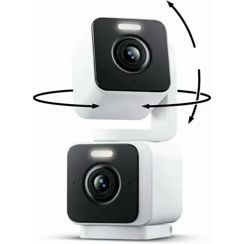 Wyze Duo Cam Pan Indoor/Outdoor IP65 2K 360° Pan/Tilt Smart Home Security Camera