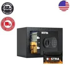 Compact Fireproof Safe with Smart Sensor Light – Secure Your Valuables Elegantly