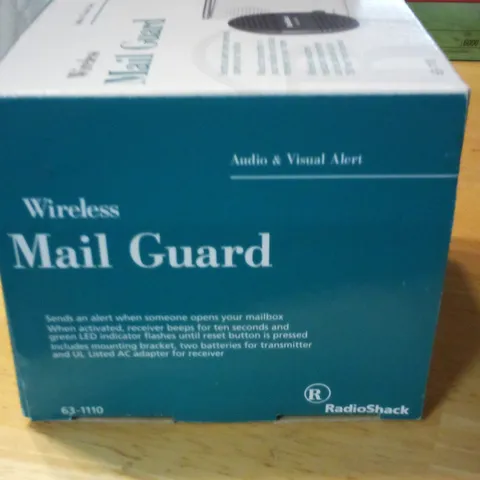 RadioShack Wireless Mail Alert Sensor Audio/Visual LED Instant Alert 63-1110
