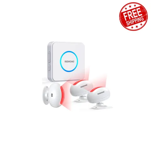 AMHEY Motion Sensor Door Chime 1 Receiver 3 Sensors
