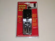 New Portable Security Plus Door Stop Alarm118 Decibel Home Safety Business