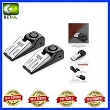 Portable Door Stop Alarm with 120DB Siren - Essential Home & Travel Security