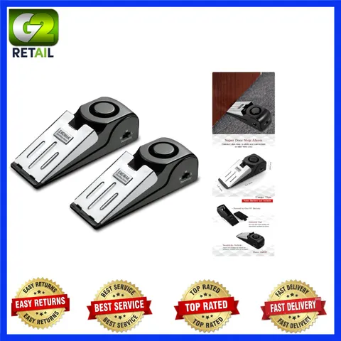 Portable Door Stop Alarm with 120DB Siren - Essential Home & Travel Security