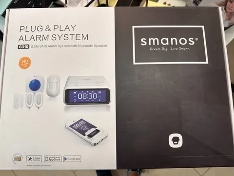 Plu&Play wireless alarm system Smanos