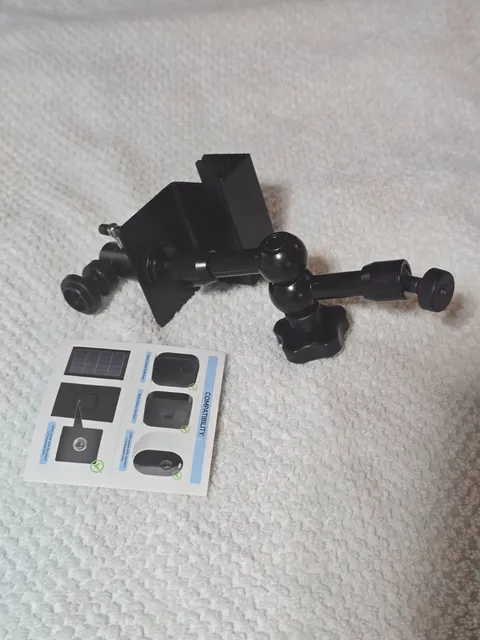 2 in 1 Gutter Mount Bracket for Blink Outdoor 3rd & 4th Gen Solar Panel & Camera