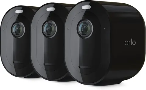 Arlo Pro 5S 2K Wireless 3 Camera Security Kit w/Dual Band WiFi 2 way Audio Black