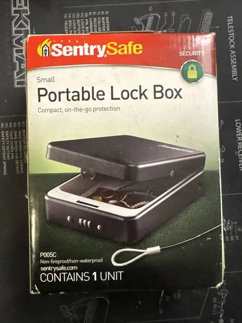 SentrySafe P005C Small Portable Lock Safe Box with Combination Lock NEW!!