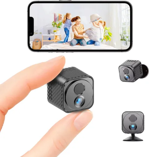 Mini Camera Wireless 4K Wifi Security Camera, Battery Powered PIR Alerts | 150°