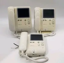 LOT OF (3) Aiphone Audio Video Sub-Master Station w/ Handset KB-3HRD