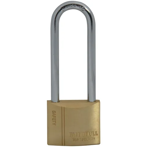 Faithfull BC0440- LS Brass Lock 40mm Long 3 Key Lock