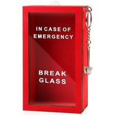 Break in Case of Emergency Box with Hammer Desk Decor Gift