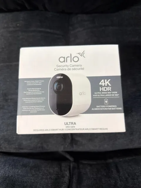 NIB Arlo Ultra 3rd Gen 4K HDR Add On Security Camera Wireless White SEALED NEW
