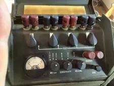 MILITARY AN/PSR-1A, SEISMIC INTRUSION DETECTOR,ORIGINAL CASE AND COMPONENTS