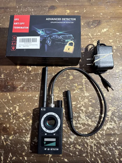 Wireless Anti Spy RF Detector Hidden Camera GPS Finder Bug Signal Alarm Scanner