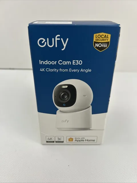 Eufy Indoor Cam E30 4K Security Camera–Smart Home Wi-Fi Camera with AI Detection
