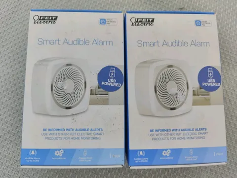 2 x Feit Electric Indoor Wi-Fi Smart Audible Home Security Alarm New