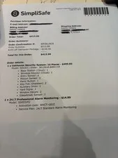 Simplisafe Oakhaven Security System Unused 15 Pieces