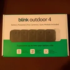 BRAND NEW Blink Outdoor 4th Gen Camera 5-Pack System with Sync Module