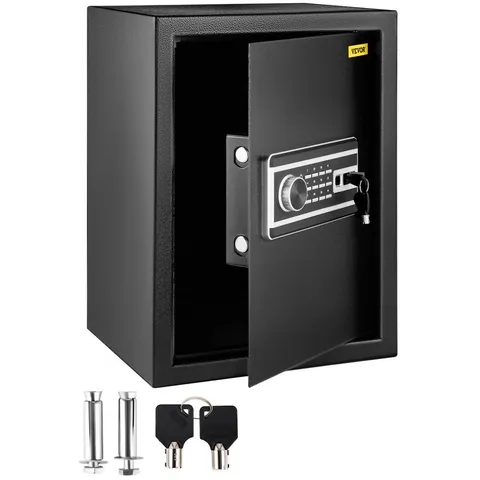 VEVOR Safe Box Lock Security 2.1 Cubic Feet Digital Safe + Keys Home Security