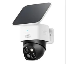 eufy Security 3K Dual Camera, SoloCam S340, Solar Security Cameras Wireless Outd