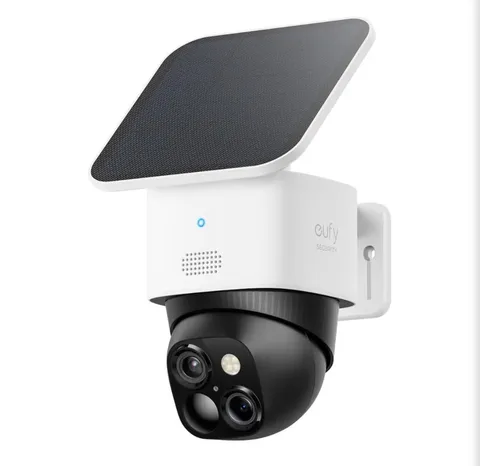 eufy Security 3K Dual Camera, SoloCam S340, Solar Security Cameras Wireless Outd
