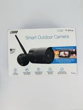 Feit Electric CAM/WM/WiFi 1080p Outdoor Wall Mount Smart WiFi Camera Black