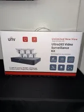 UNV Ultra265 6 Camera 4K IP Surveillance Kit, Night Vision, PoE, 2TB