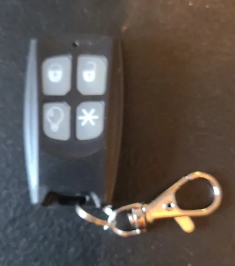 GE Interlogix DesignLine Wireless 4-Button Remote Alarm Keyfob TX-4014-01-2 New
