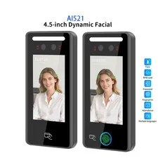 4.5 inch Dynamic Face Recognition Attendance System Terminal Time Attendance Doo