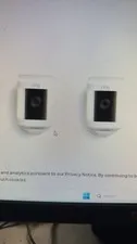 Ring Spotlight Cam Plus Camera Indoor/Outdoor Wireless Pack of 2