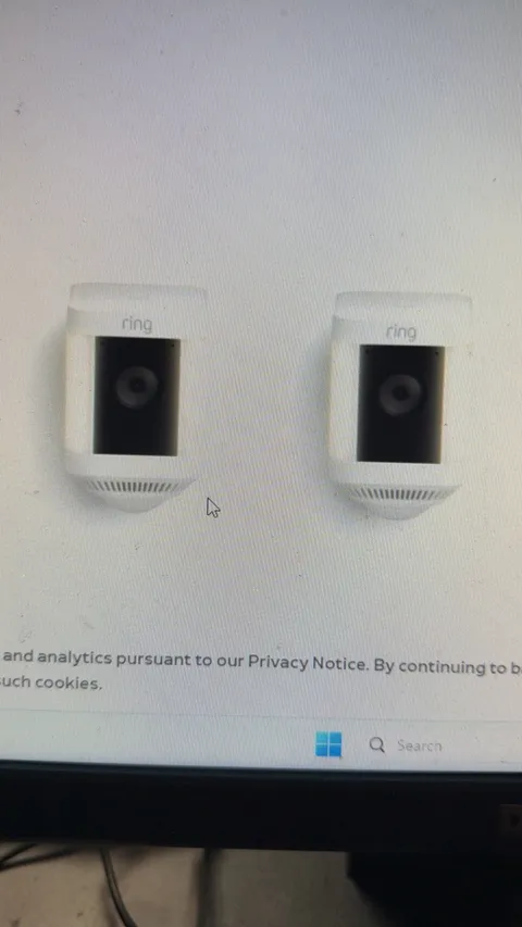 Ring Spotlight Cam Plus Camera Indoor/Outdoor Wireless Pack of 2