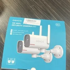DEKCO DC4L 2K Outdoor WiFi Security Camera Open Box Unused 1 Camera Only